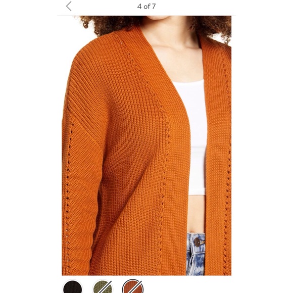 BP Rust Cardigan - Picture 2 of 4